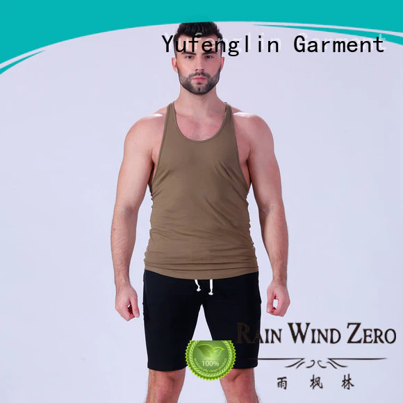 Yufengling tank gym tank tops mens tranning-wear for sports