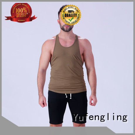gym muscle tank tops sports-wear for sports Yufengling