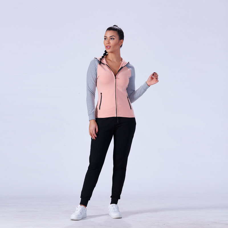 stylish gym hoodies womens long exercise room