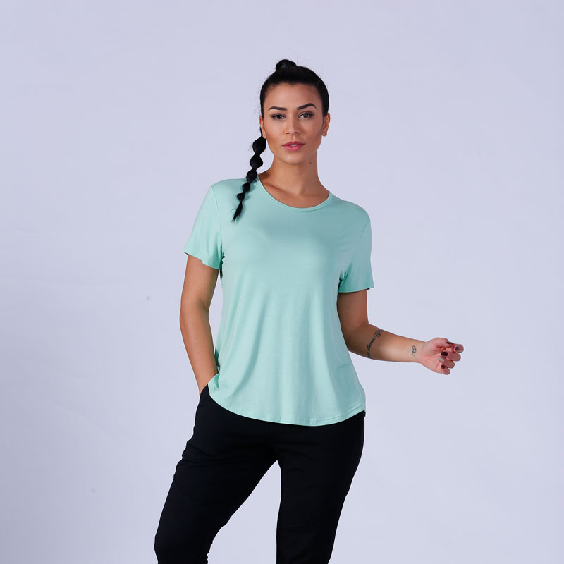 Yufengling lovely gym t shirts for ladies casual-style for training house-5
