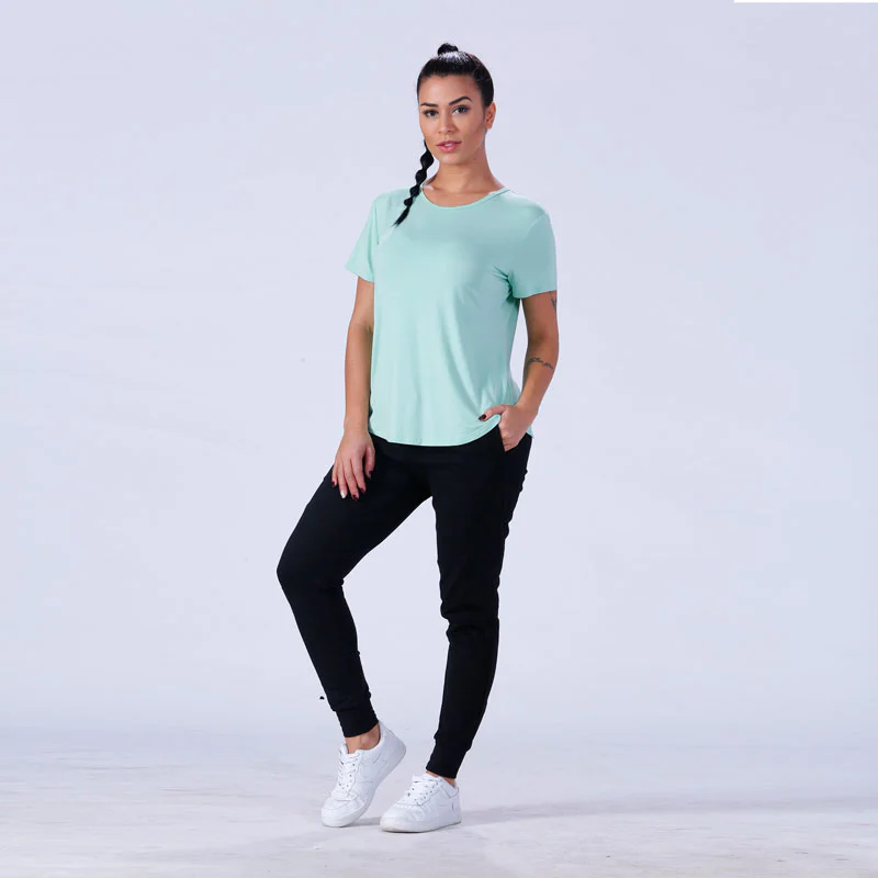 comfortable female t shirt casual fitting-style suitable style