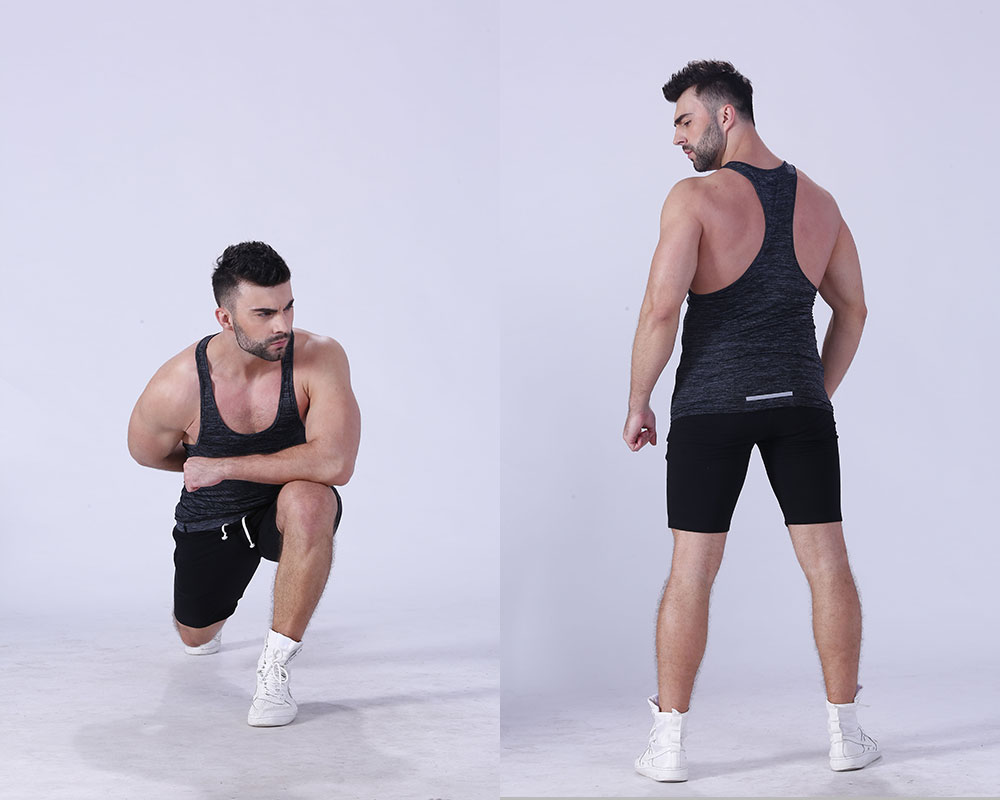 new-arrival male tank tops fitness wholesale gymnasium