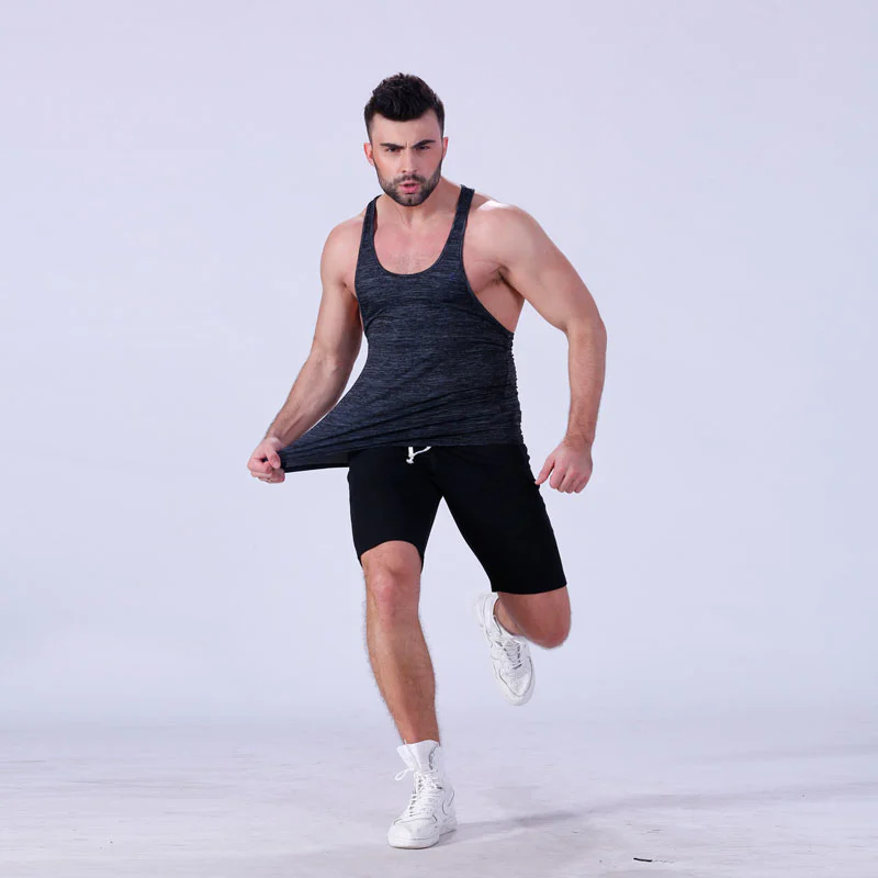 durable mens tank tops stringer casual-style fitness centre