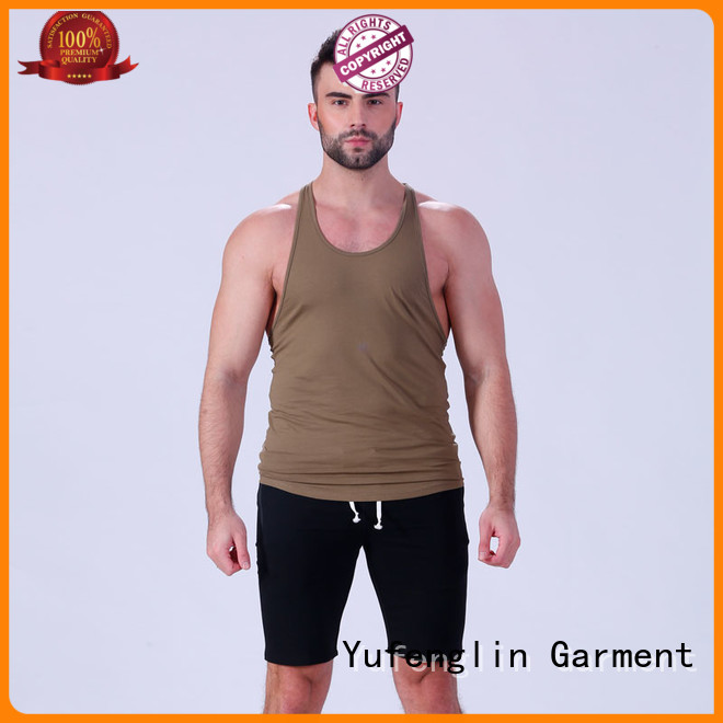 Yufengling durable mens workout tanks wholesale fitness centre