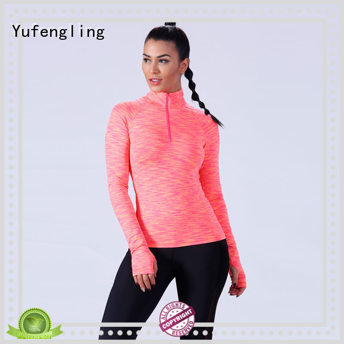 Yufengling casual gym t shirts for ladies in different color