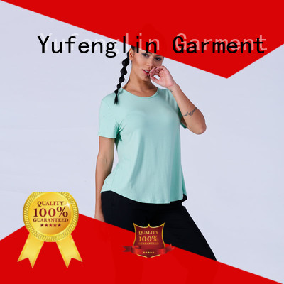 Yufengling O neck best t shirt design yoga wear