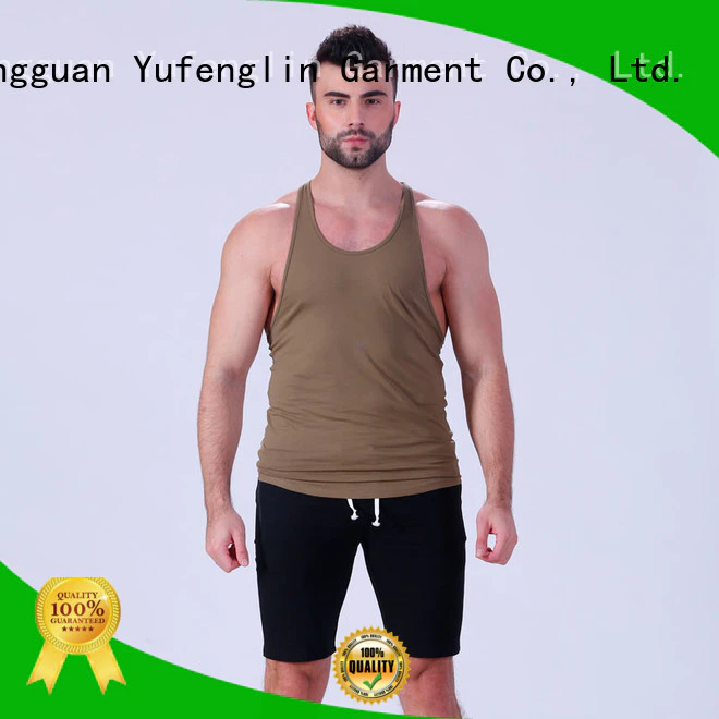 Yufengling hot-sale mens workout tanks for trainning