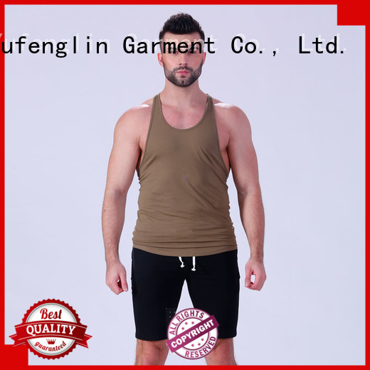 Yufengling fit gym tank tops mens fitting-style for training house