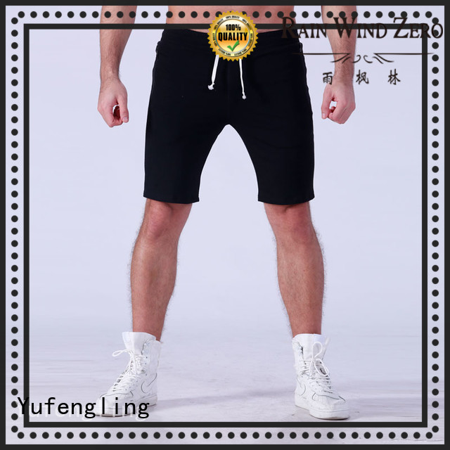 Yufengling cotton sports shorts for men  manufacturer yoga room
