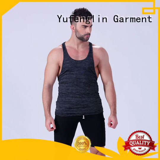Yufengling Brand fit loose gym mens tank top quality