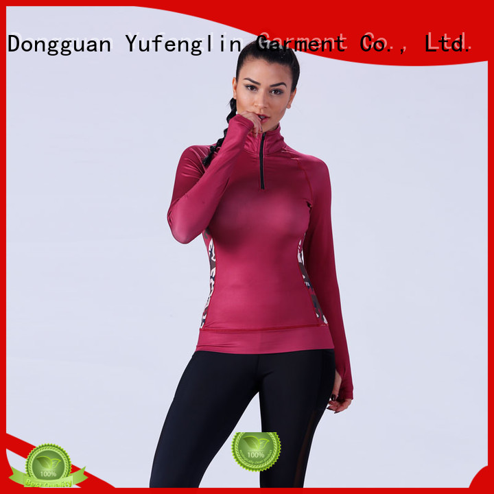 Yufengling  alluring female t shirt o-neck for training house