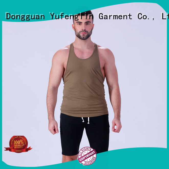Yufengling tops gym tank tops mens sporting-style exercise room