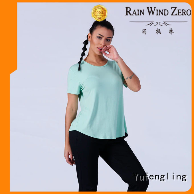 Yufengling comfortable female t shirt manufacturer colorful