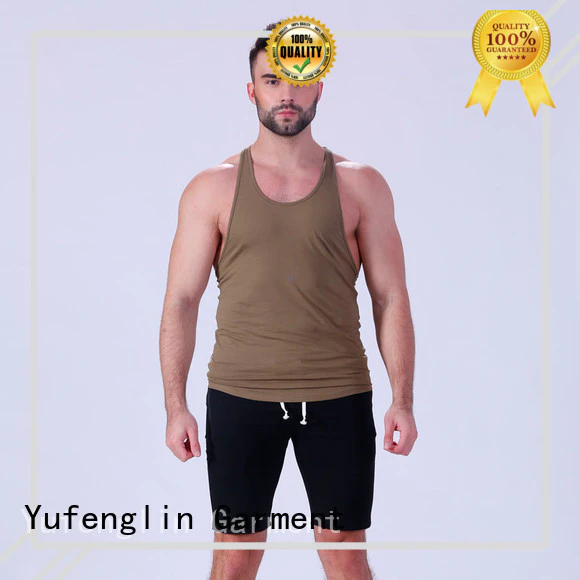 gym mens workout tanks tranning-wear yoga room Yufengling