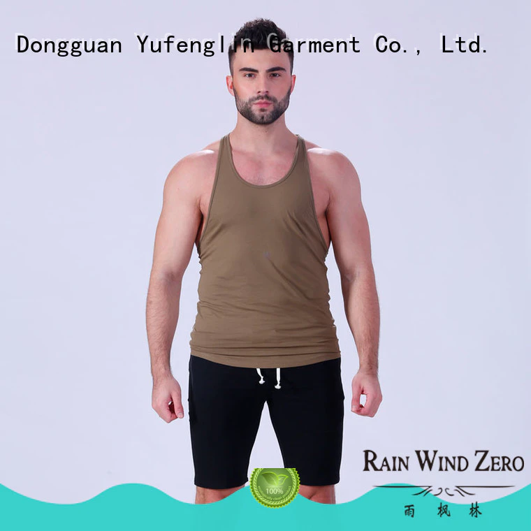 gym fit mens tank tops Yufengling Brand