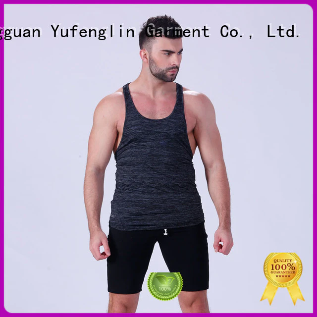 Yufengling cut male tank tops fitness