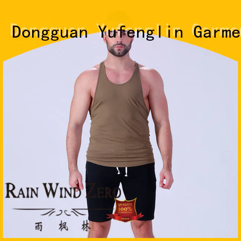 mens gym tank tops mens sporting-style Yufengling