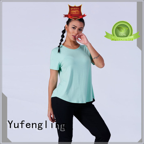 comfortable customize t shirts crop fitting-style yoga room