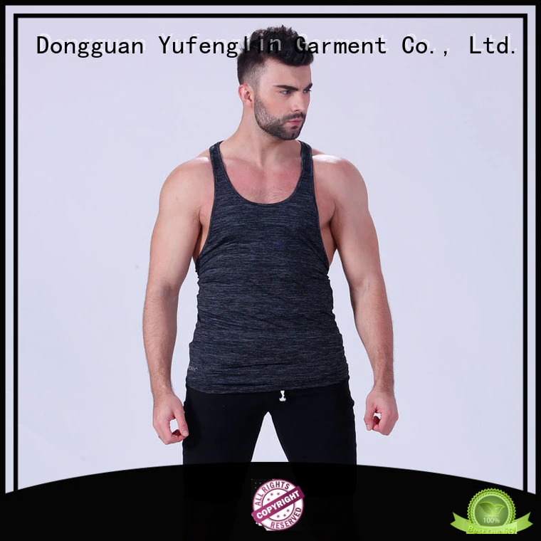 cool tank tops mens tranning-wear fitness centre Yufengling