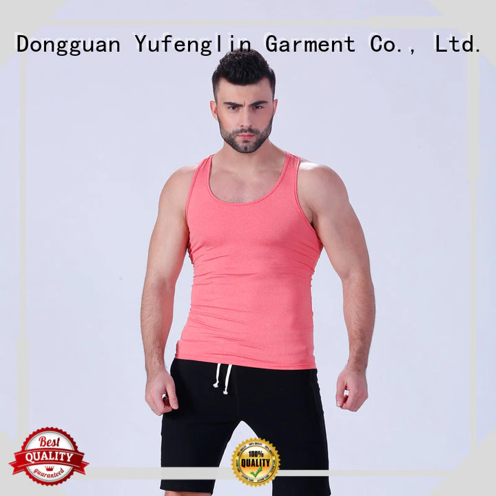 Yufengling quality gym tank tops mens tranning-wear for training house