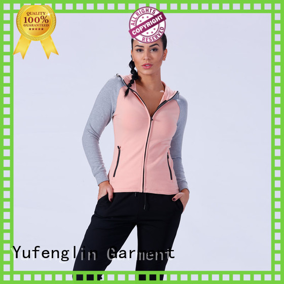 Yufengling slim fit ladies sweatshirts ODM service 