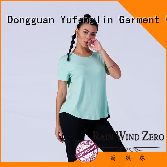 Yufengling shirt female t shirt in different color yoga room