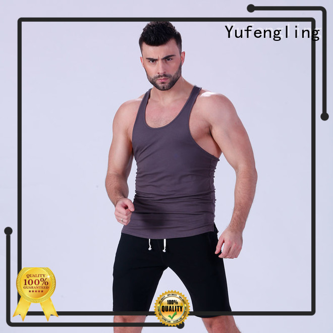 Yufengling oem mens tank tops sporting-style yoga room
