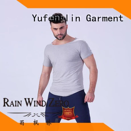 Yufengling fine- quality plain t shirts for men wholesale yoga room