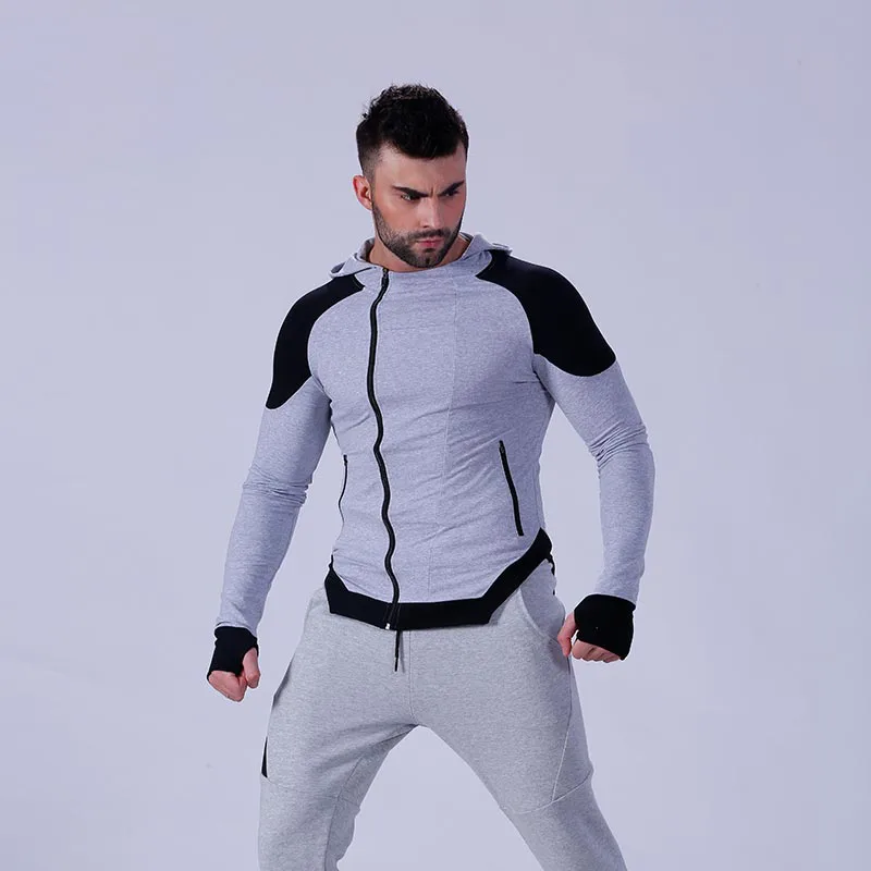 New fashion design athletic wear mens gym hoodie YFLHDM01