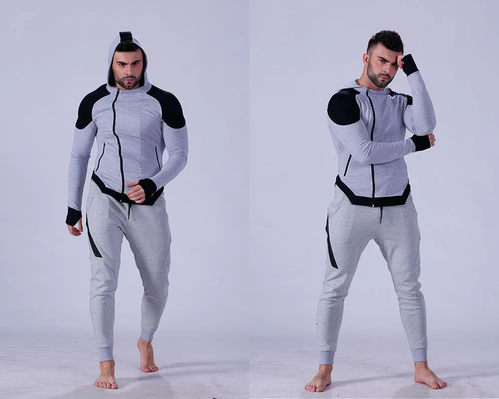  alluring mens hoodie zip tranning-wear in gym