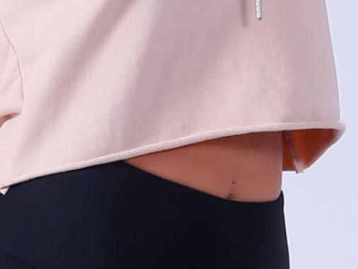 Yufengling durable womens sweatshirts hood opening for trainning-4