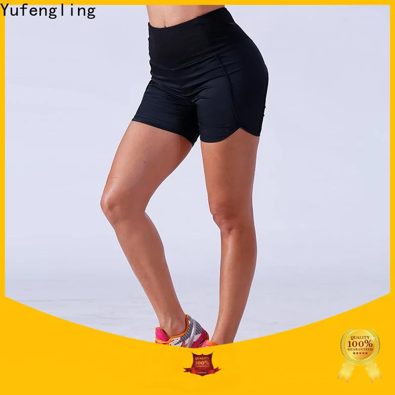 Yufengling bodybuilding womens sports shorts o-neck exercise room