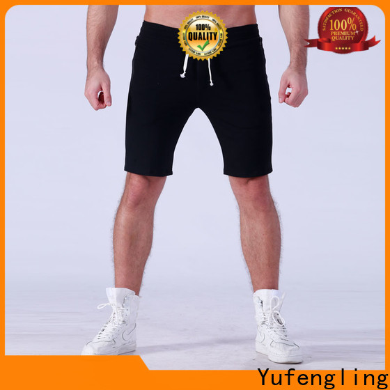 Yufengling reliable mens workout shorts in different color yoga room
