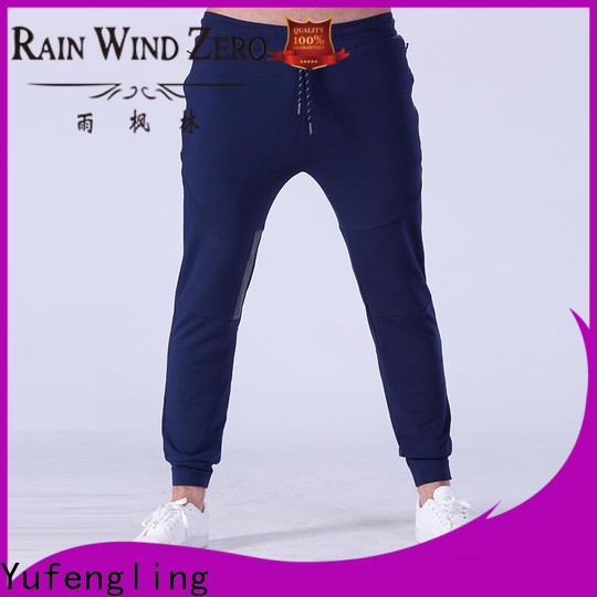 fine- quality best mens joggers cargo  tight elastic for training house