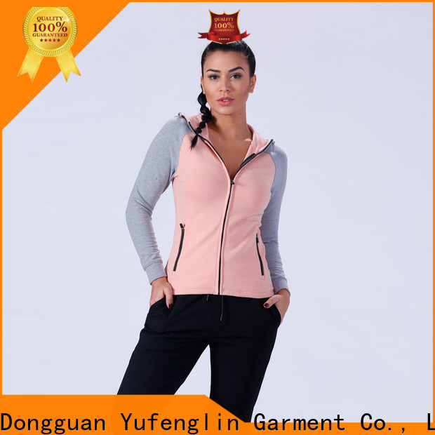 Yufengling plain gym hoodies womens workout