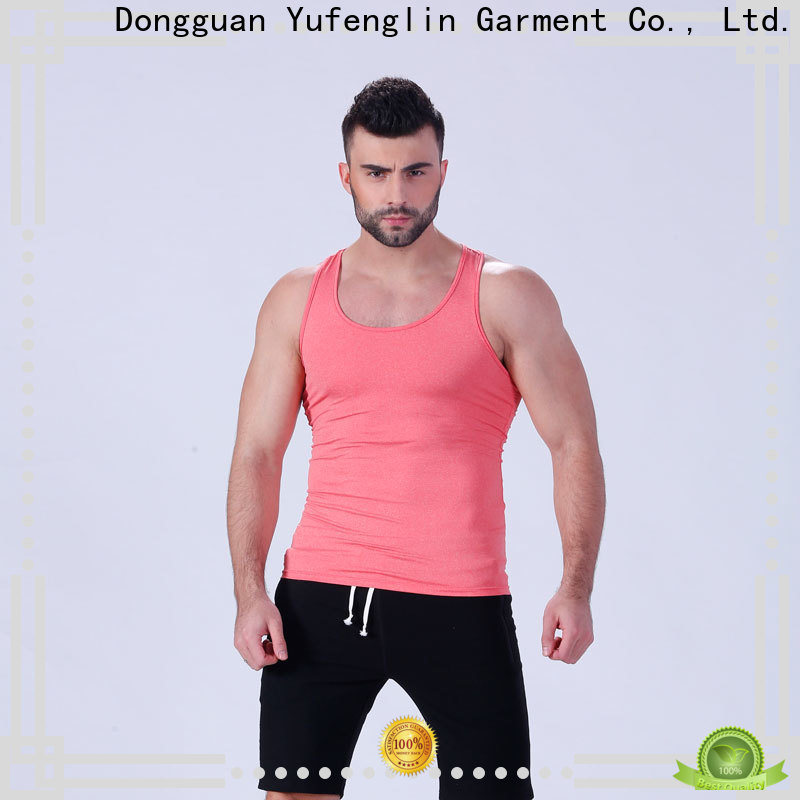 Yufengling oem mens muscle tank fitting-style for training house