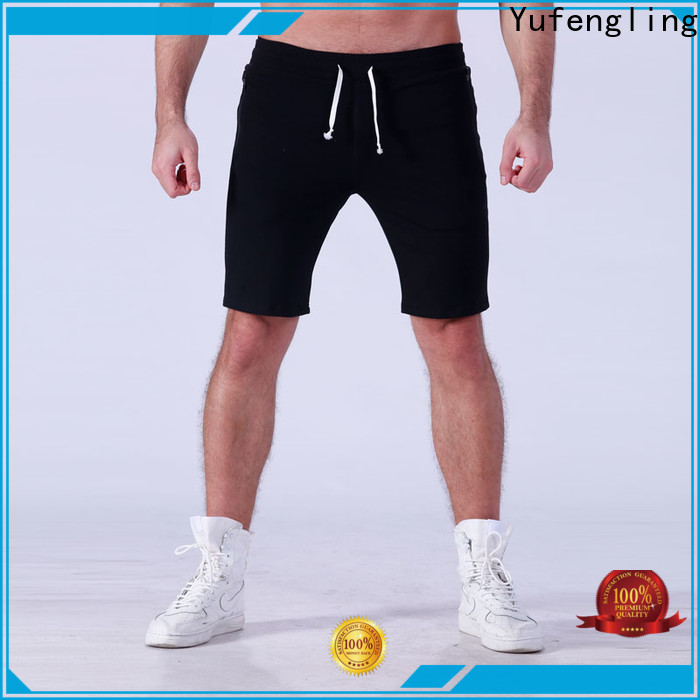 Yufengling plain mens workout shorts factory yoga room