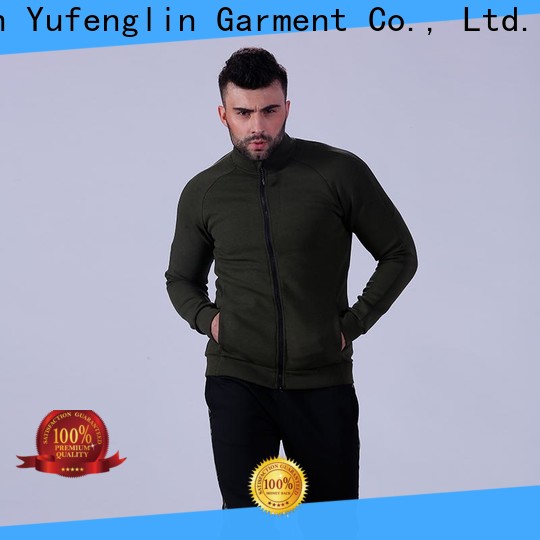 Yufengling solid gym hoodie sports-wear for sports