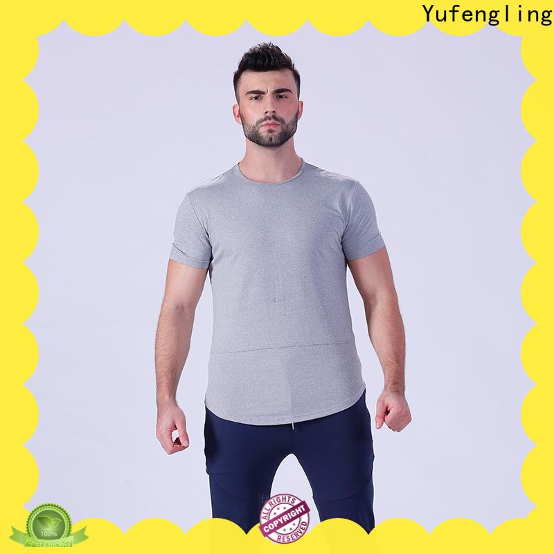 Yufengling mens mens t shirt supplier in gym