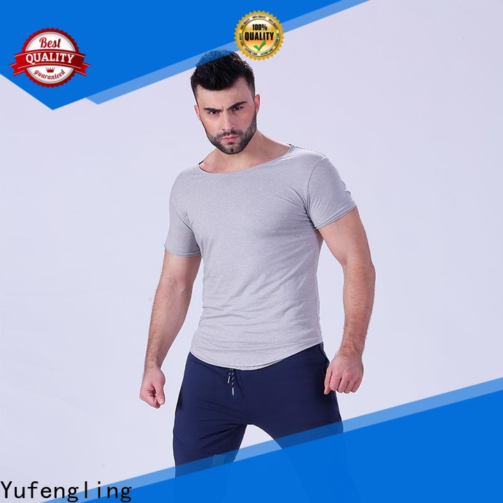 Yufengling fine- quality mens t shirt o-neck in gym