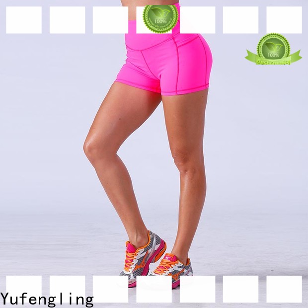 Yufengling gym womens workout shorts yoga wear yoga room