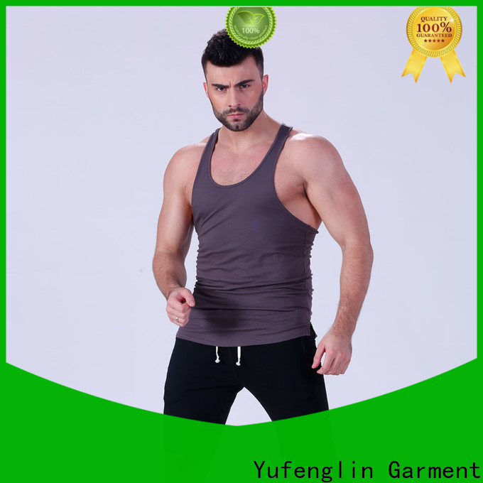 Yufengling muscle mens tank tops exercise room