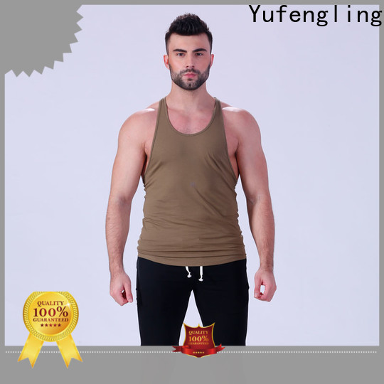 Yufengling durable gym tank top wholesale fitness centre