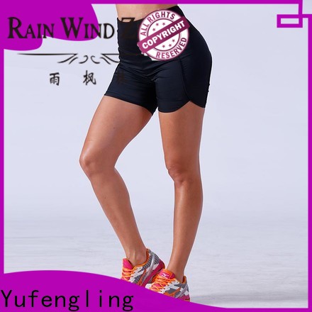 Yufengling bodybuilding athletic shorts womens o-neck colorful