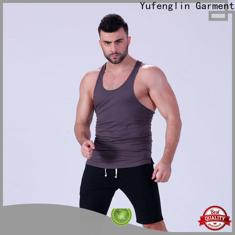 Yufengling awesome custom tank tops fitness for trainning