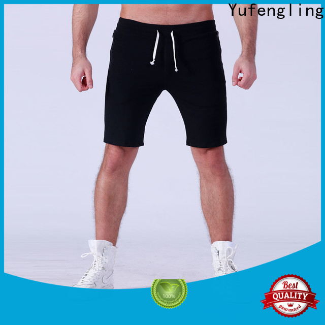 Yufengling plain sports shorts for men owner in gym