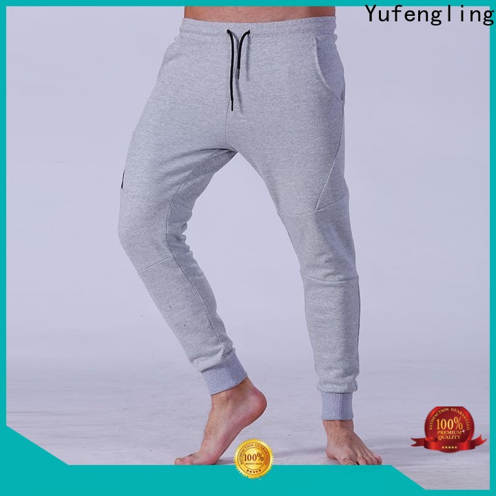 fine- quality men's grey jogger pants joggers simple designs exercise room