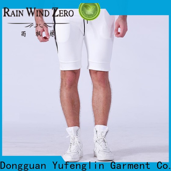 Yufengling fine- quality gym shorts men in different color
