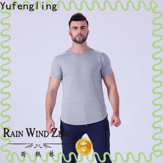 Yufengling shirt plain t shirts for men in different color yoga room