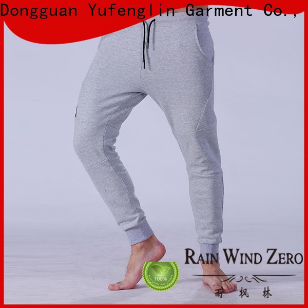 Yufengling cargo mens jogger pants nylon fabric in gym